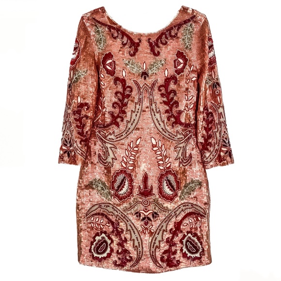 🌟Needle & Thread Tapestry Sequined Mini Dress - Picture 4 of 15